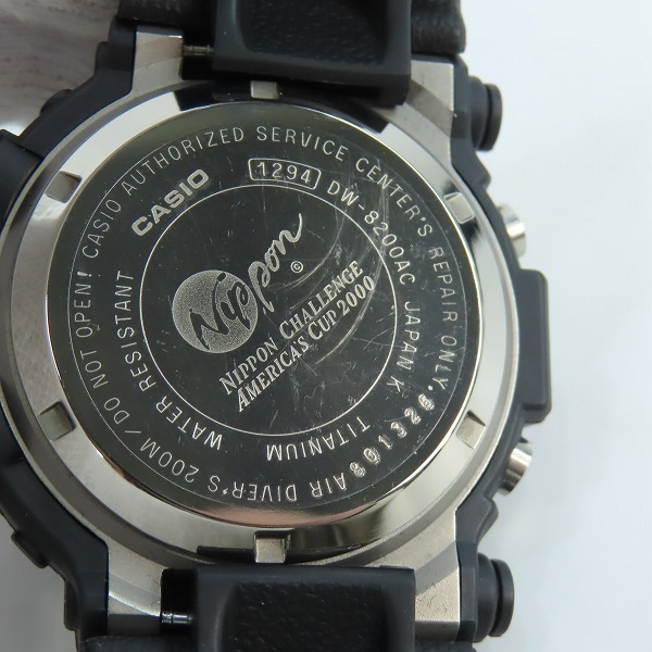 実際に弊社で買取させて頂いた【カスタム】G-SHOCK/Gショック FROGMAN/フロッグマン アメリカズカップ DW-8200AC-9Tの画像 3枚目