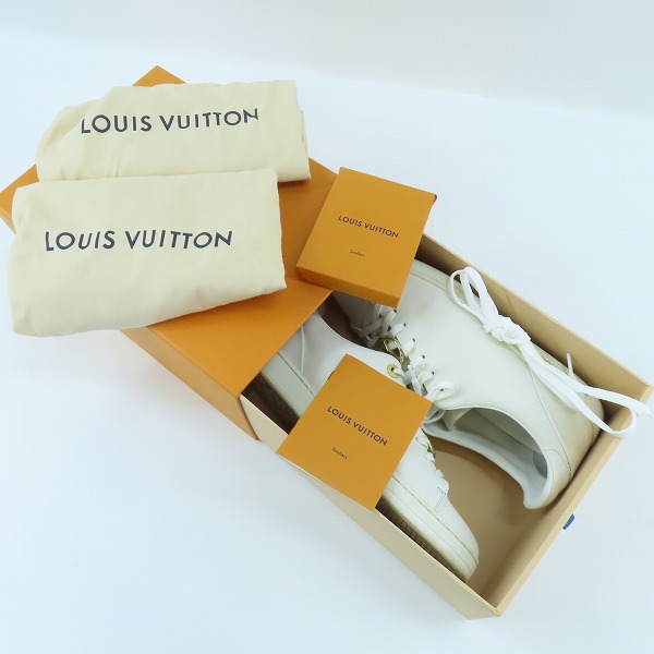 実際に弊社で買取させて頂いたLOUIS VUITTON/ルイヴィトン フロントロー ライン スニーカー MS1107/39.5の画像 8枚目