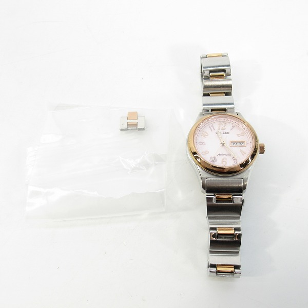 実際に弊社で買取させて頂いたCITIZEN/シチズン デイデイト 自動巻き/裏スケ 腕時計/ウォッチ 6651-S105188の画像 6枚目