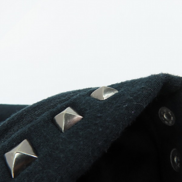 実際に弊社で買取させて頂いたHYSTERIC GLAMOUR/ヒステリックグラマー スカルスタッズパーカー ワンピース 0114CO07/Fの画像 6枚目