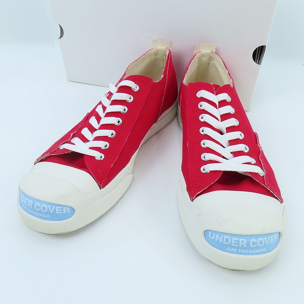 実際に弊社で買取させて頂いたUNDERCOVER/アンダーカバー 22AW TOE LOGO CANVAS SNEAKERS スニーカー UC2B9F05/L
