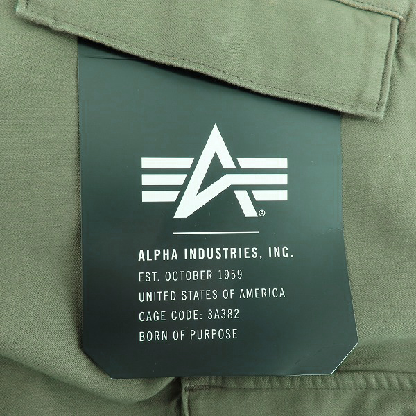 実際に弊社で買取させて頂いた【未使用】ALPHA INDUSTRIES/アルファ インダストリーズ  チノパンツ/ワークパンツ TB1057-219/Lの画像 6枚目