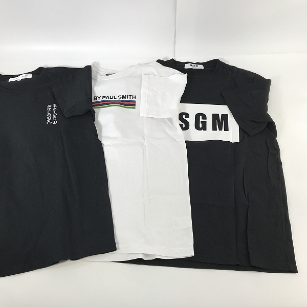 実際に弊社で買取させて頂いた【おまとめ】Paul Smith/ポールスミス LONELY 論理/ロンリー論理 MSGM/エムエスジーエム Tシャツの画像 1枚目