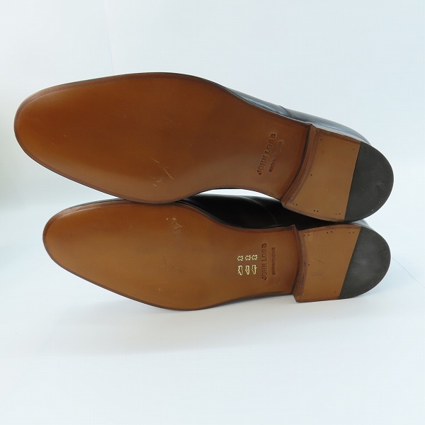 実際に弊社で買取させて頂いたJOHN LOBB/ジョンロブ GROSVENOR/グロヴナー レザーシューズ 10Eの画像 2枚目