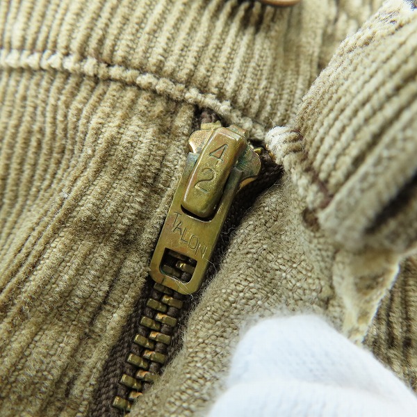 実際に弊社で買取させて頂いたLevis/リーバイス 80s ヴィンテージ 519 刻印536 白タブ コーデュロイパンツの画像 7枚目