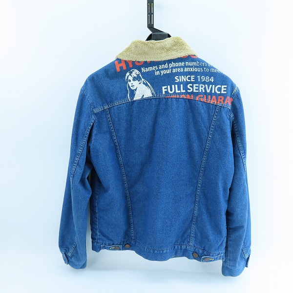 実際に弊社で買取させて頂いたHYSTERIC GLAMOUR/ヒステリックグラマー デニム ジャケット 02173AB20 /Lの画像 1枚目