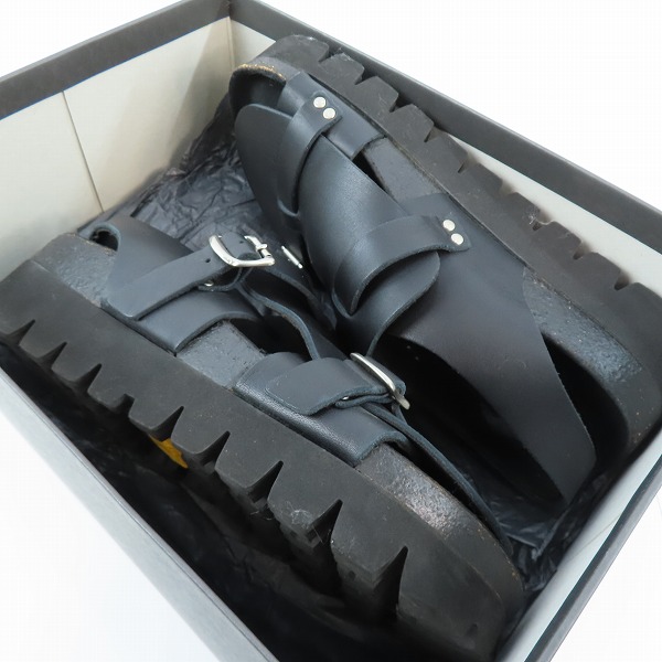実際に弊社で買取させて頂いた【ジャンク】LAD MUSICIAN/ラッドミュージシャン レザー サンダル 2318-901/46の画像 8枚目