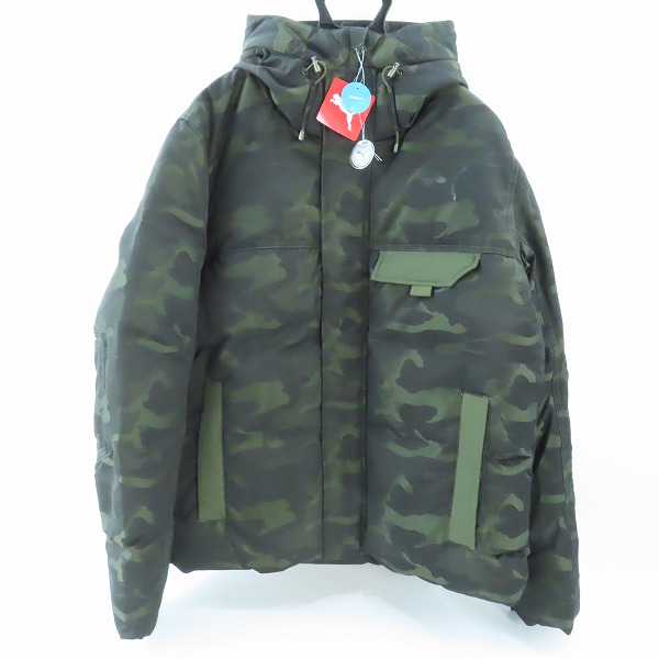 実際に弊社で買取させて頂いた【未使用】puma/プーマ カモフラ ダウンジャケット 580964-70 /XXL