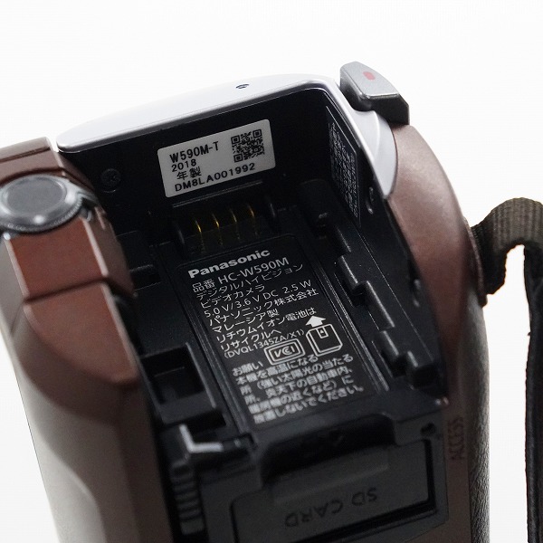 実際に弊社で買取させて頂いたPanasonic/パナソニック HC-W590M 2018年製 デジタルハイビジョン ビデオカメラ 簡易動作確認済みの画像 7枚目