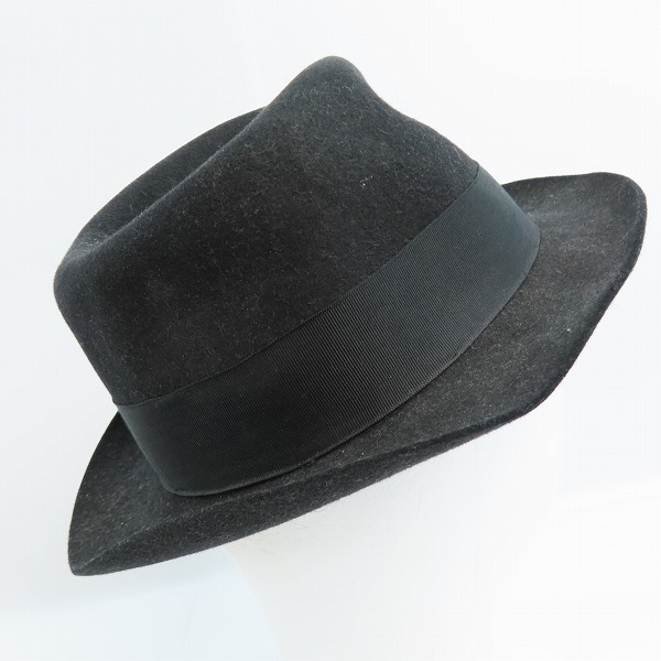 実際に弊社で買取させて頂いたWACKO MARIA×東京HATROCKERS/ワコマリア×東京ハットロッカーズ ラビットファー ハット ブラック/Mの画像 3枚目