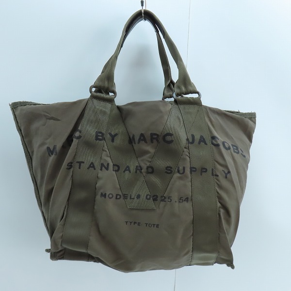 実際に弊社で買取させて頂いたMARC BY MARC JACOBS/マークバイマークジェイコブス ロゴプリント トートバッグ