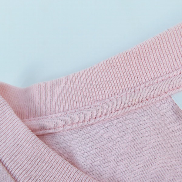 実際に弊社で買取させて頂いたA BATHING APE/アベイシングエイプ シャーク ジップ/ZIP プリント コットン 半袖Tシャツ ピンク Lの画像 4枚目