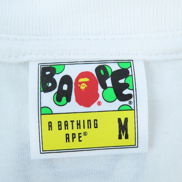 実際に弊社で買取させて頂いたA BATHING APE×Pokemon/アベイシングエイプ×ポケモン BABY MILO ピカチュウ Tシャツ Mの画像 2枚目