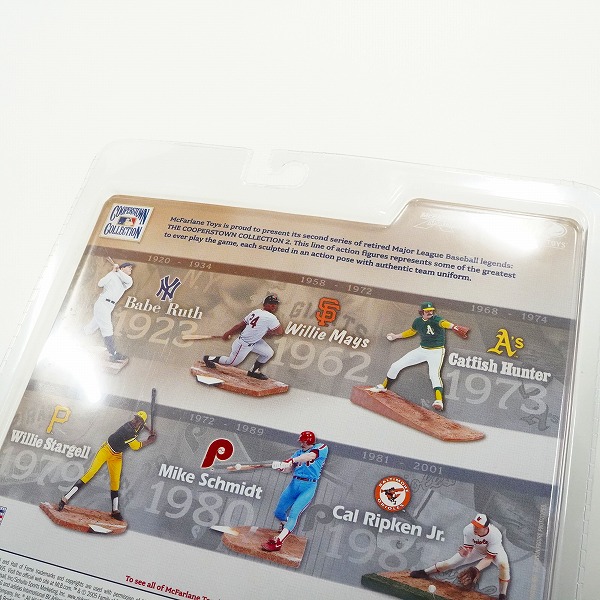 実際に弊社で買取させて頂いた【未開封】McFARLANE/マクファーレン ニューヨーク・ヤンキース #29 Catfish Hunter キャットフィッシュ・ハンター フィギュアの画像 6枚目