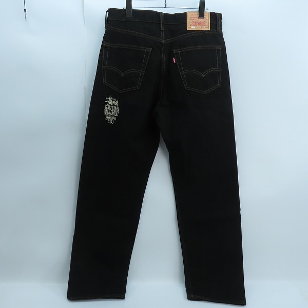 実際に弊社で買取させて頂いたLevi’s/リーバイス × STUSSY/ステューシー ストレートジーンズ PC9-A8327-0001/W32L32の画像 1枚目