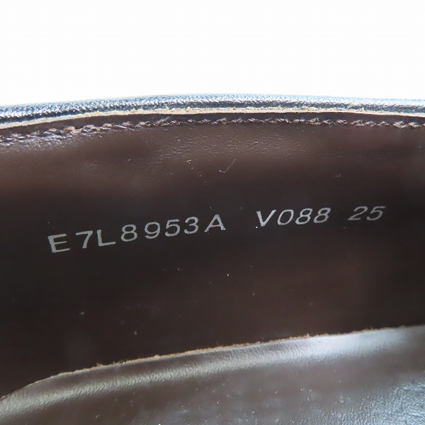 実際に弊社で買取させて頂いたREGAL worth collection /リーガル ワースコレクション タッセル ローファー ブラック V088/25の画像 5枚目