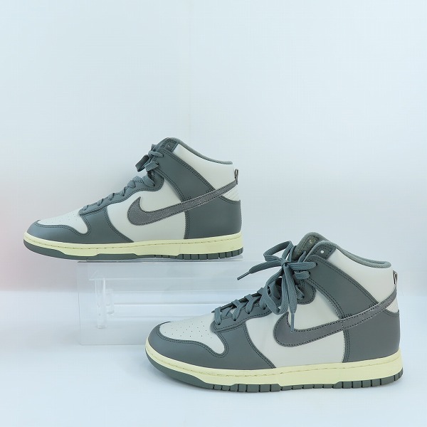 実際に弊社で買取させて頂いたNIKE/ナイキ DUNK HI RETRO SE VNTG/ダンク ハイ レトロ ヴィンテージ DM0582-001/28.5の画像 3枚目