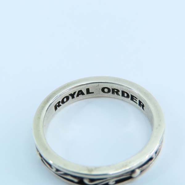 実際に弊社で買取させて頂いたROYAL ORDER/ロイヤルオーダー SMALL VERONETTE シルバー リング/16号の画像 6枚目