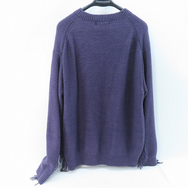 実際に弊社で買取させて頂いたUNUSED/アンユーズド 5G fringe crewneck sweater/ニット US2206/4の画像 1枚目