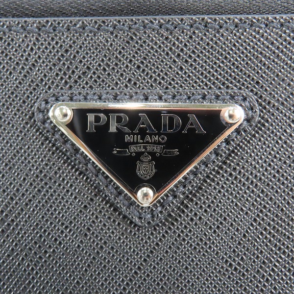 実際に弊社で買取させて頂いたPRADA/プラダ ブリック サフィアーノレザー バッグ 2VH069の画像 6枚目