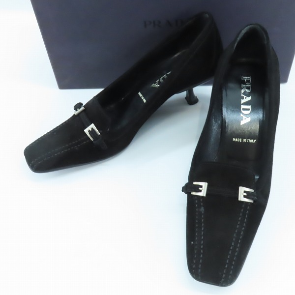 実際に弊社で買取させて頂いたPRADA/プラダ パンプス ブラック 36