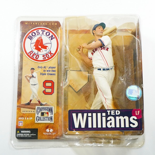 実際に弊社で買取させて頂いた(2)【未開封】MCFARLANE/マクファーレン SPORTSPICKS ボストン・レッドソックス #9 TED Willoams フィギュア