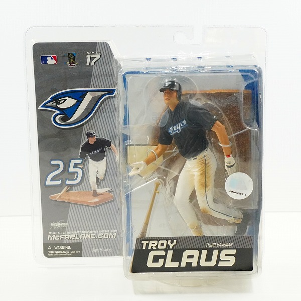 実際に弊社で買取させて頂いた【未開封】McFARLANE TOYS/マクファーレントイズ トロント・ブルージェイズ #25 TROY GLAUS トロイ・グロース フィギュア