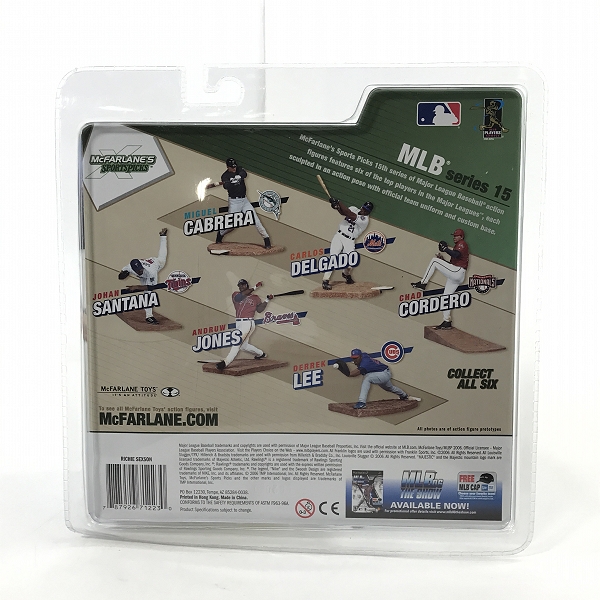 実際に弊社で買取させて頂いた【未開封】McFARLANE TOYS/マクファーレントイズ シアトル・マリナーズ #44 RICHIE SEXSON フィギュアの画像 2枚目