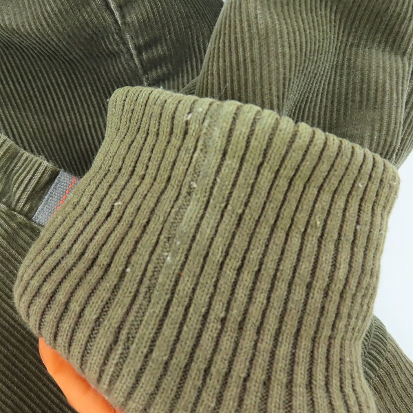 実際に弊社で買取させて頂いたDIESEL/ディーゼル 55DSL/フィフティーファイブディーエスエル 襟ボア コーデュロイ ミリタリー ジャケット/Sの画像 8枚目