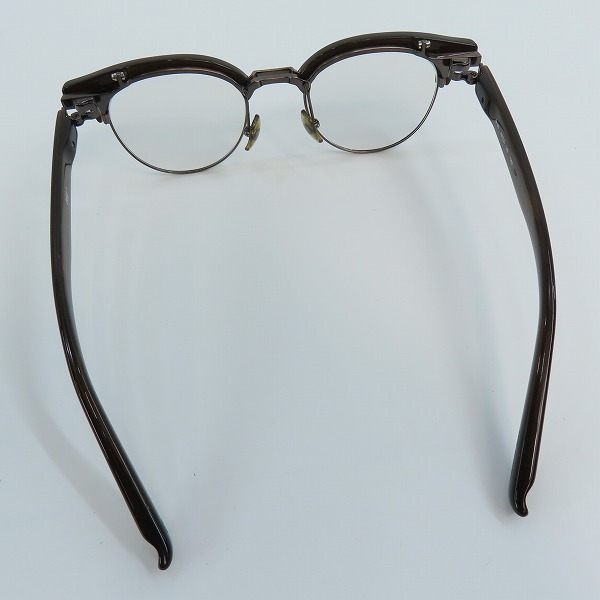 実際に弊社で買取させて頂いた999.9/フォーナインズ 跳上げ式 メガネフレーム M-95の画像 2枚目
