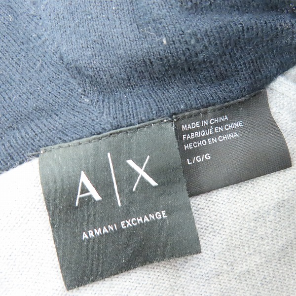 実際に弊社で買取させて頂いたARMANI EXCHANGE/アルマーニエクスチェンジ ジップアップ パーカー 6XZE1C ZMC5Z /Lの画像 2枚目