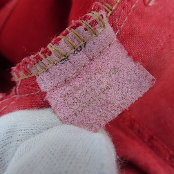 実際に弊社で買取させて頂いたLevis/リーバイス 白タブ コーデュロイパンツの画像 4枚目