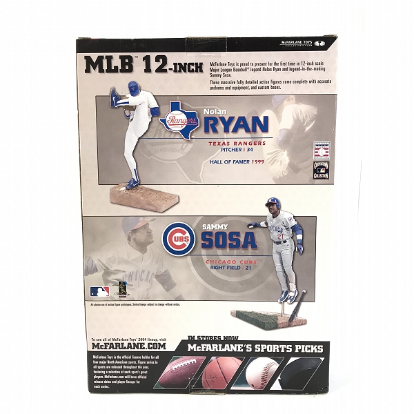 実際に弊社で買取させて頂いた【未開封】McFARLANE TOYS/マクファーレントイズ HOUSTON ASTROS/ヒューストン・アストロズ Nolan RYAN 12インチ フィギュアの画像 2枚目