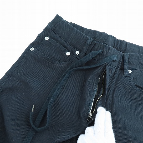 実際に弊社で買取させて頂いたKAZUYUKI KUMAGAI ATTACHMENT/カズユキクマガイ アタッチメント ハイパワーストレッチ ツイルバイカーパンツ KP83-085/1の画像 2枚目