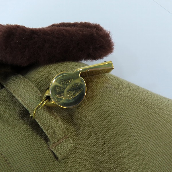 実際に弊社で買取させて頂いた【未使用】BUZZ RICKSON'S/バズリクソンズ TYPE B-15 フライトジャケット 3220/38の画像 7枚目