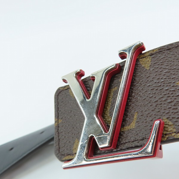 実際に弊社で買取させて頂いたLOUIS VUITTON/ルイ・ヴィトン サンチュール LVシェイプ モノグラム ベルト MP216 100/40の画像 6枚目