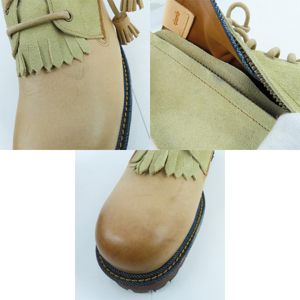 実際に弊社で買取させて頂いたglamb/グラム Quilt tassel boots/キルトタッセルブーツ スエード GB0320-AC02/2の画像 7枚目