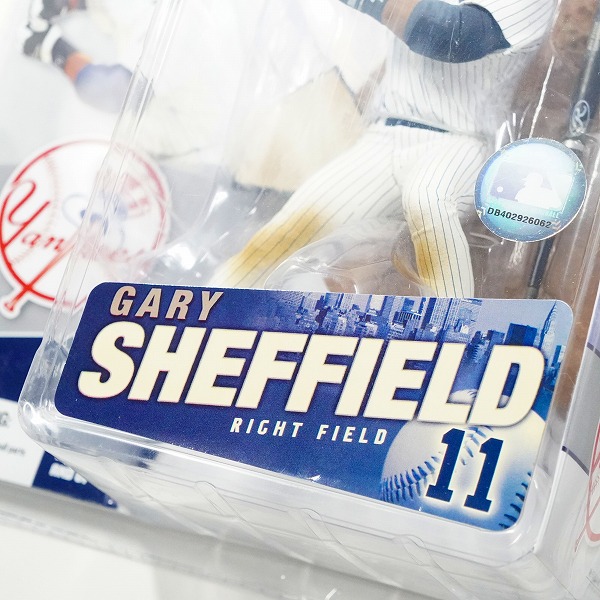 実際に弊社で買取させて頂いた【未開封】McFARLANE TOYS/マクファーレントイズ ニューヨーク・ヤンキース #11 GARY SHEFFIELD フィギュア 2点セットの画像 3枚目