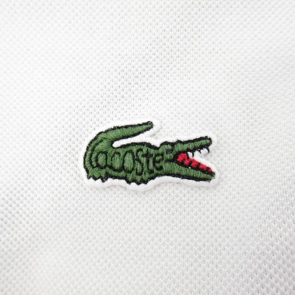 実際に弊社で買取させて頂いたLACOSTE/ラコステ BEAMS別注  半袖ポロシャツ ホワイト PH102MJ /5の画像 3枚目