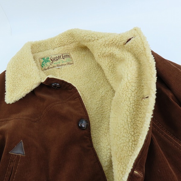 実際に弊社で買取させて頂いたSUGAR CANE/シュガーケーン 東洋エンタープライズ コーデュロイ ランチコート SC13073/Lの画像 7枚目