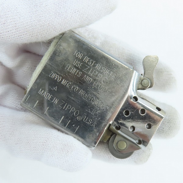 実際に弊社で買取させて頂いたZIPPO/ジッポー HARLEY DAVIDSON/ハーレーダビッドソン メタル貼り 1995年製の画像 5枚目