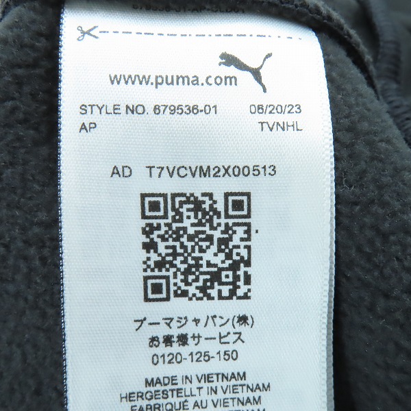 実際に弊社で買取させて頂いた【未使用】PUMA /プーマ STYLE TECH SOFTSELL/ソフトシェルジャケット 679536 01/XLの画像 3枚目