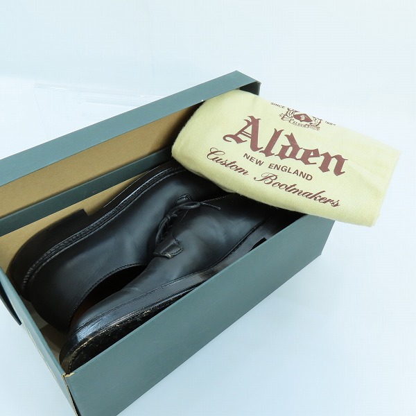 実際に弊社で買取させて頂いたALDEN/オールデンクロムエクセルクリッパーオックスフォード 94327/7の画像 8枚目
