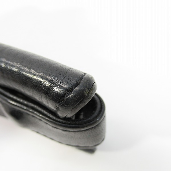 実際に弊社で買取させて頂いたCHROME HEARTS/クロムハーツ KEYCASE SNAP CRS/レザー キーケース クロスボタンの画像 9枚目