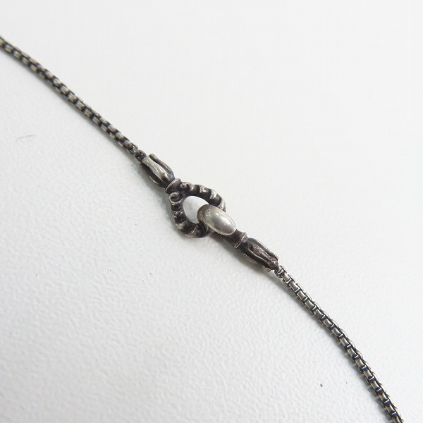 実際に弊社で買取させて頂いた【ギャラ付き】LONE ONES/ロンワンズ メイティングフライトフック ボックスチェーン ネックレス MFNH-0002XSの画像 3枚目