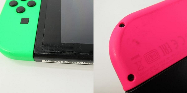 実際に弊社で買取させて頂いた任天堂 Nintendo Switch/ニンテンドー スイッチ 本体 ネオングリーン/ネオンピンク HAC-001/015/016/007【簡易動作確認済】の画像 6枚目