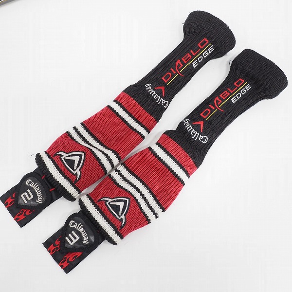 実際に弊社で買取させて頂いたCallaway/キャロウェイ DIABLO EDGE TOUR/ディアブロエッジ ツアー ユーティリティ U2/18°,U3/21° 2本セット FLEX:Sの画像 9枚目