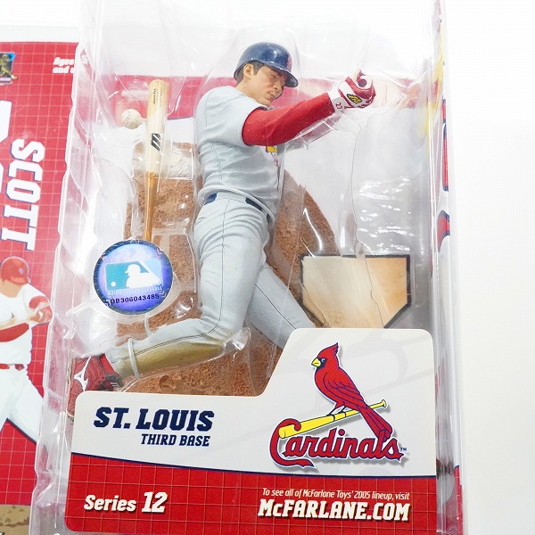 実際に弊社で買取させて頂いた【未開封】McFARLANE TOYS/マクファーレントイズ セントルイス・カージナルス #27 SCOTT ROLEN スコット・ローレン フィギュアの画像 3枚目