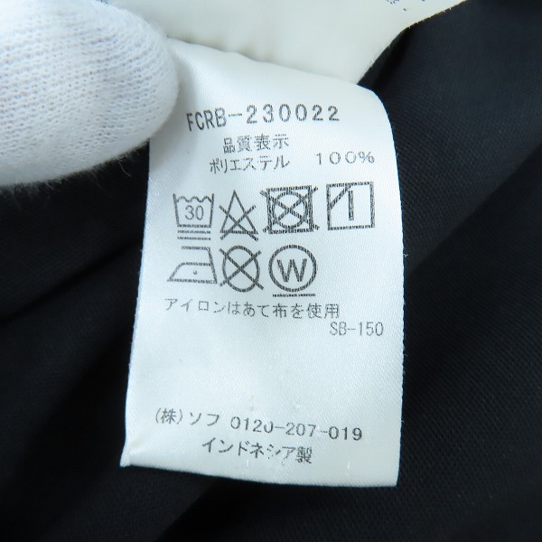 実際に弊社で買取させて頂いたF.C.Real Bristol/エフシーレアルブリストル ポロシャツ/ポリエステル/FCRB-230022/XLの画像 3枚目