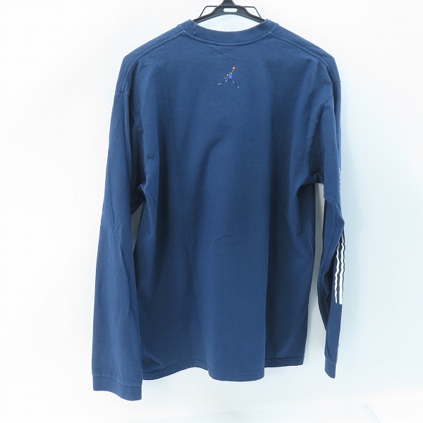 実際に弊社で買取させて頂いたJORDAN/ジョーダン ヴィンテージ/ビンテージ ロゴプリントロングTシャツ Mの画像 1枚目